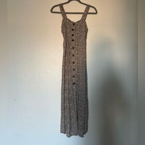 Long Cheetah Print Summer Dress